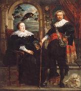 Portrait of Govaert van Surpele and his wife, Jacob Jordaens